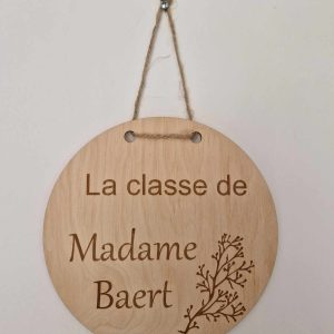 Plaque de porte maître/maîtresse